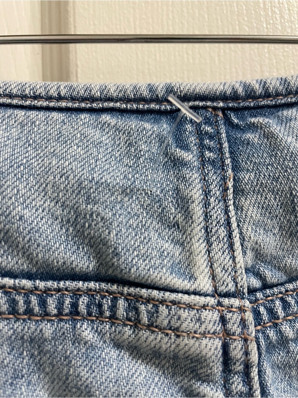 American Eagle AE Super Low-Rise Baggy Flare Floral Jean Size 18 - Picture 6 of 12
